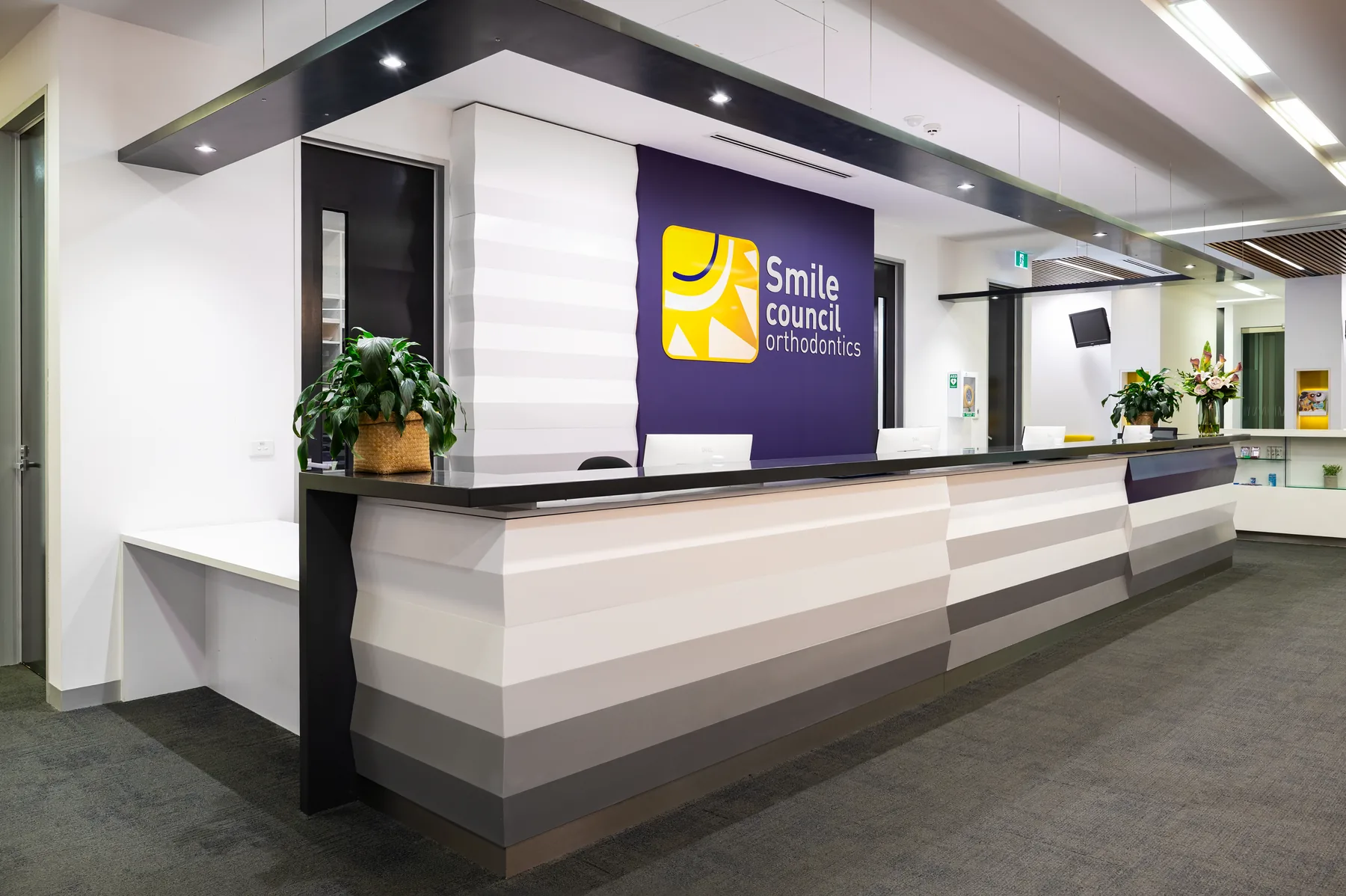 Smile Council Orthodontics reception area